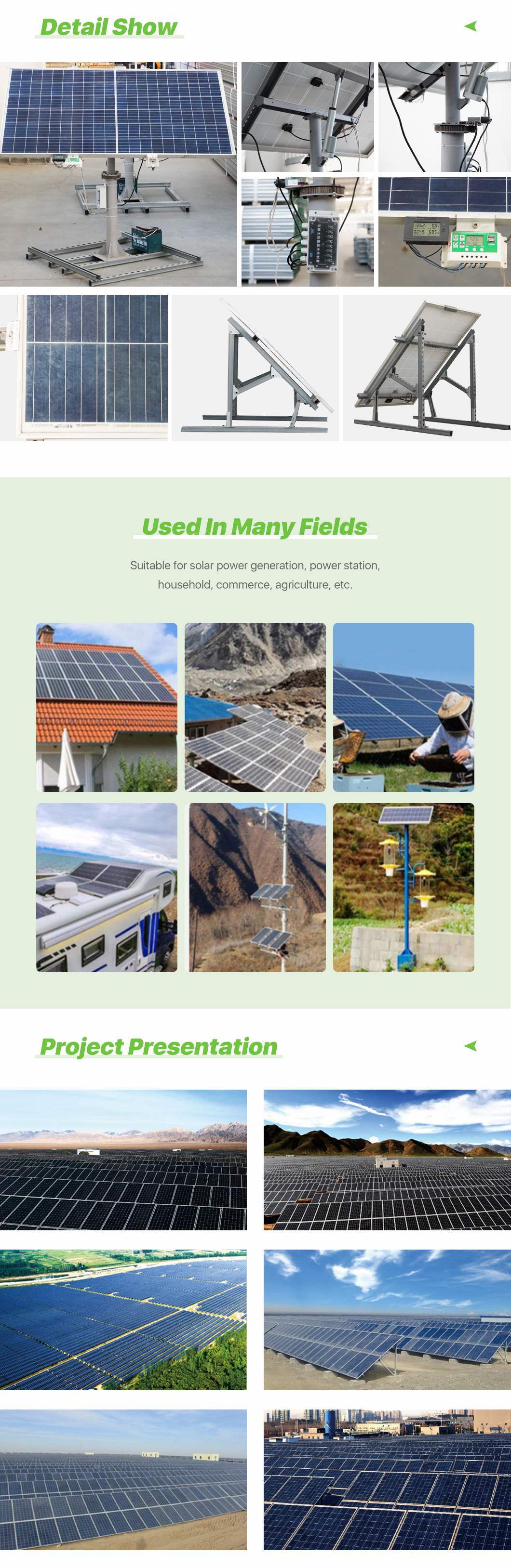 50-500W Single Polycrystalline Solar Panel off-Grid and Grid-Connected Battery Power Generation System Charging Board