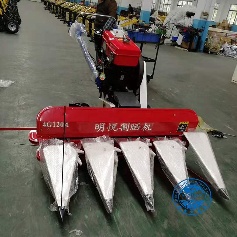 Hand Push Tractor Agricultural Machinery Wheat Harvester Bean Harvester