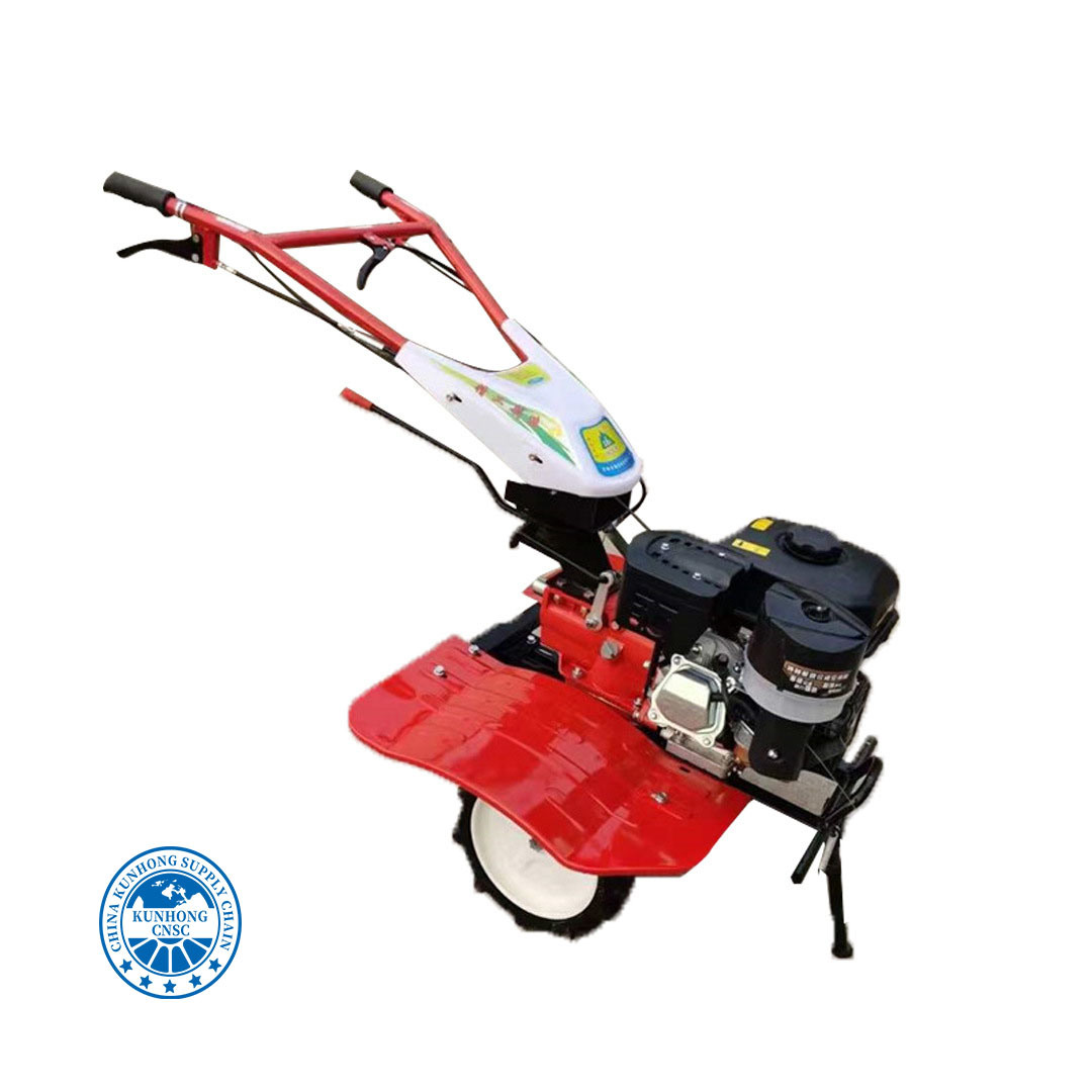 Mini 2 Wheels Tractor Tiller Farming Diesel Engine 7HP Cultivators Machine