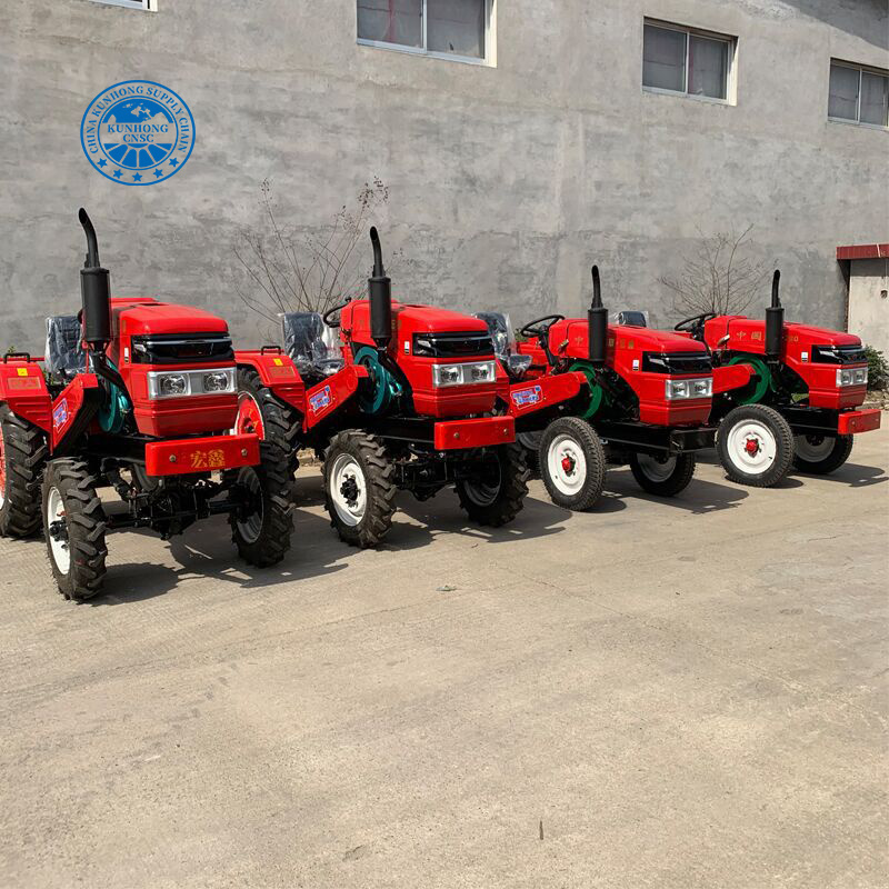 Manufacturer Agricultural Machinery Diesel Farm Garden Rotary Tiller Mini Crawler Tractor