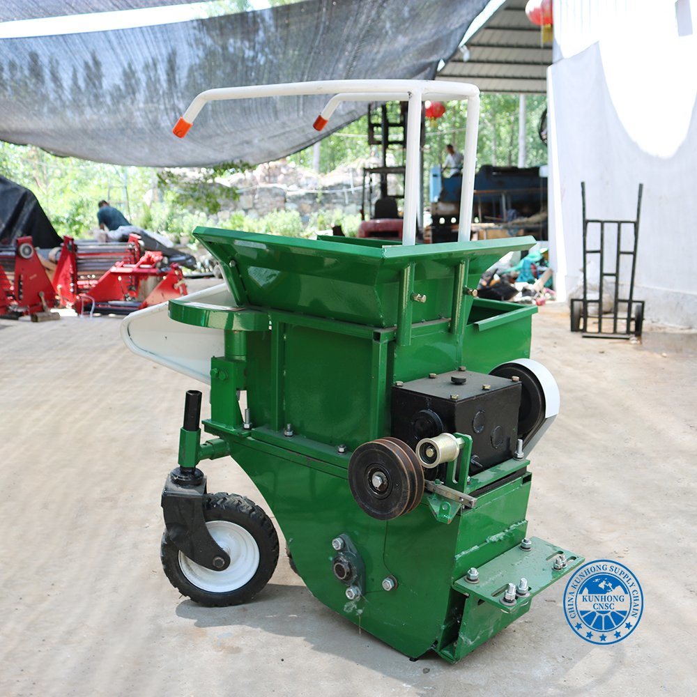 Hand Push Household Single-Row Corn Harvester Directly Connected Multi-Functional Straw Crushing