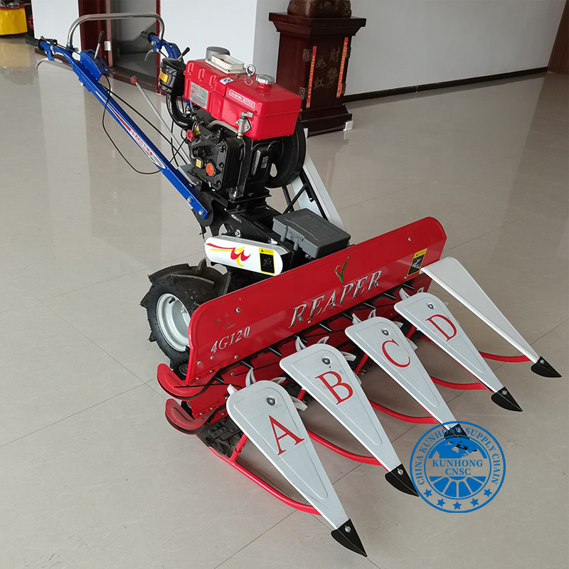 Agricultural-Machinery Hot Selling China Self-Walking Mini Walking Behind Harvester