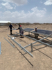 Solar Bracket Is Installed on The Ground Photovoltaic System