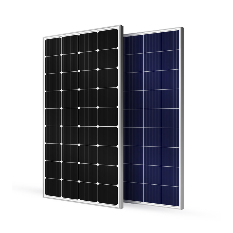 550W All-Black Solar Panel Half-Cell Module Monocrystalline Silicon Black Frame Photovoltaic Module Battery Photovoltaic Panel Power Station Customization