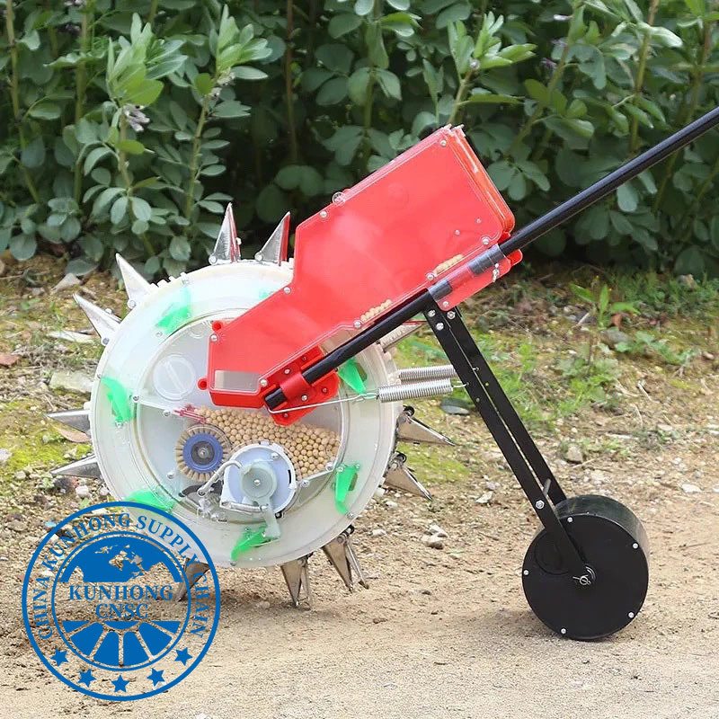 Hand Push Manual Seeder 3 Rows Gasoline Corn Peanut Seeder