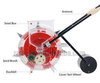 Manual Hand Push Corn Seeder with Fertilizer