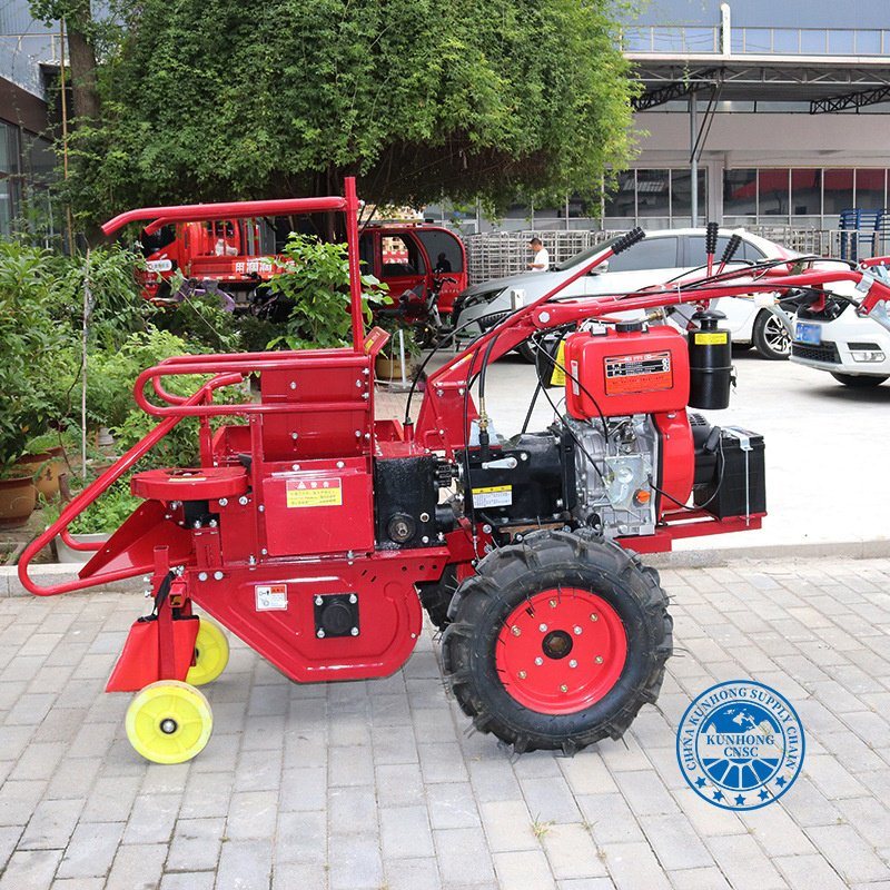 Walking Tractor Corn Harvester Machine Mini Corn Harvester