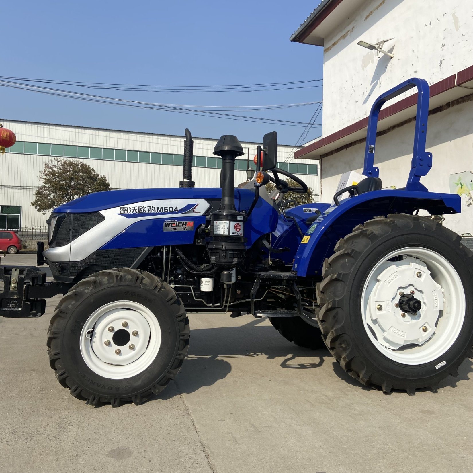 Paddy Fields Irrigating Mini Farm Tractor with Front Loader and Backhoe