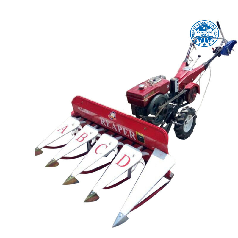 Oat Grass Cutting Wild Oat Herb Cutter Harvester Reaper Machine