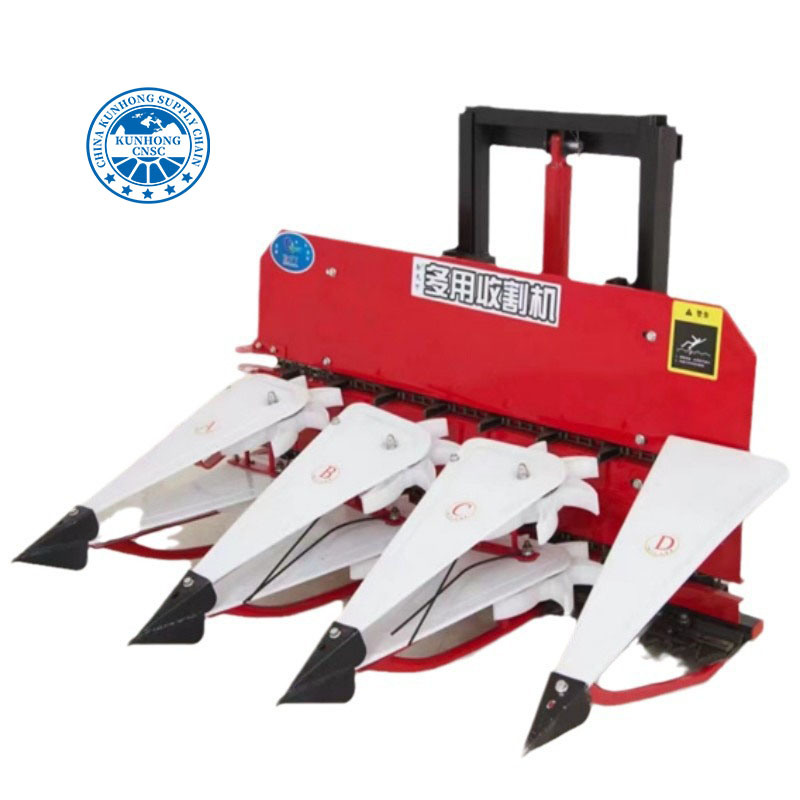 Hot Sale Mini Reaper Binder-Mini Rice Combine Harvester Mini Tractor Reaper Harvester