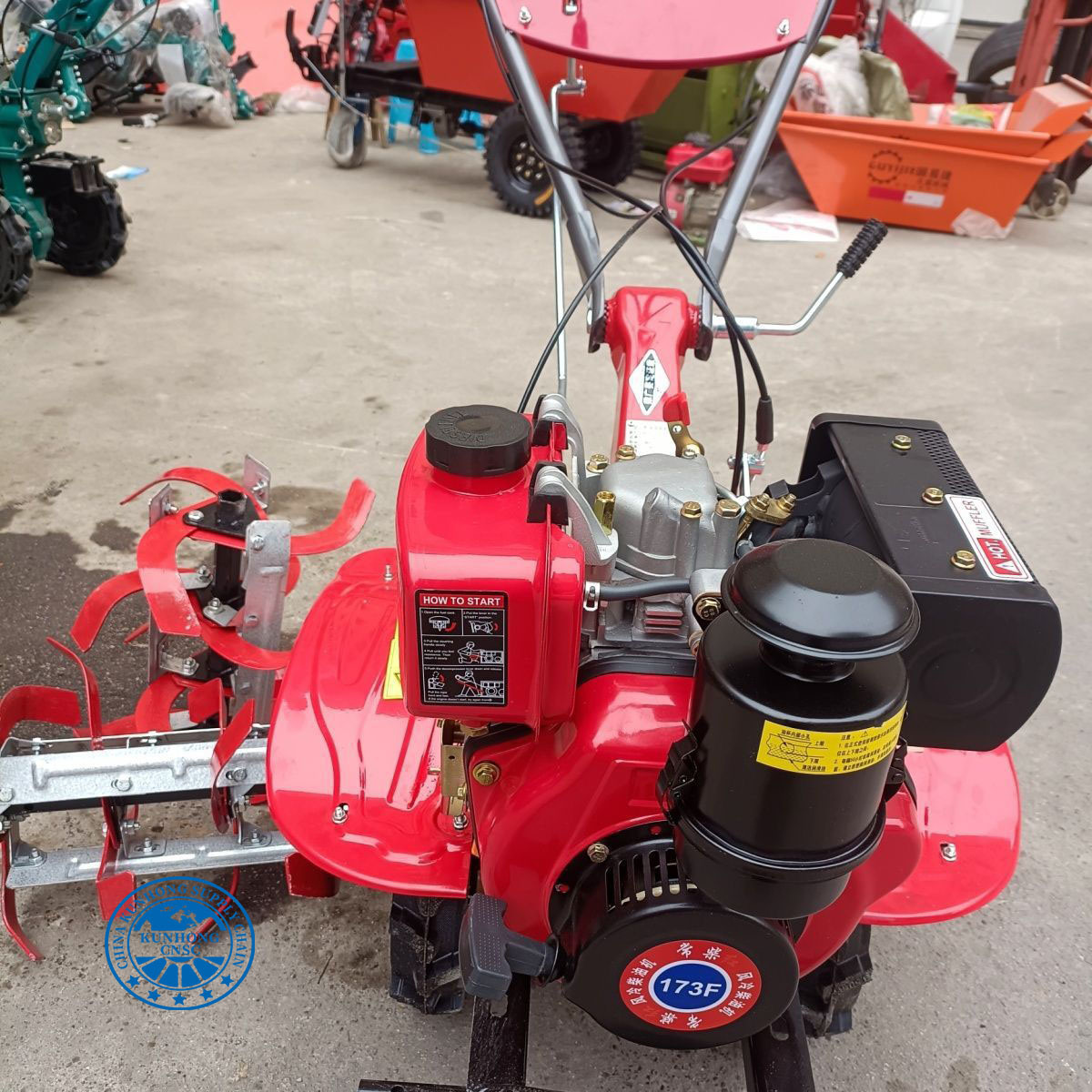 Machine Rotary Tillers Motobineuse Roto Mini Rotary Power Tiller Cultivator Agriculture Tillers