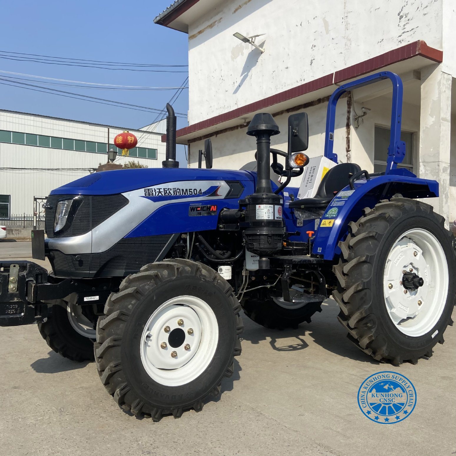 Factory 4WD Customized Farm Tractor Wheeled Tractor for Agriculture 90HP Tractors