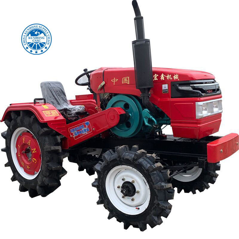 Agricultural 4 Wheel Trator Small Mini 4X4 Compact Tractor