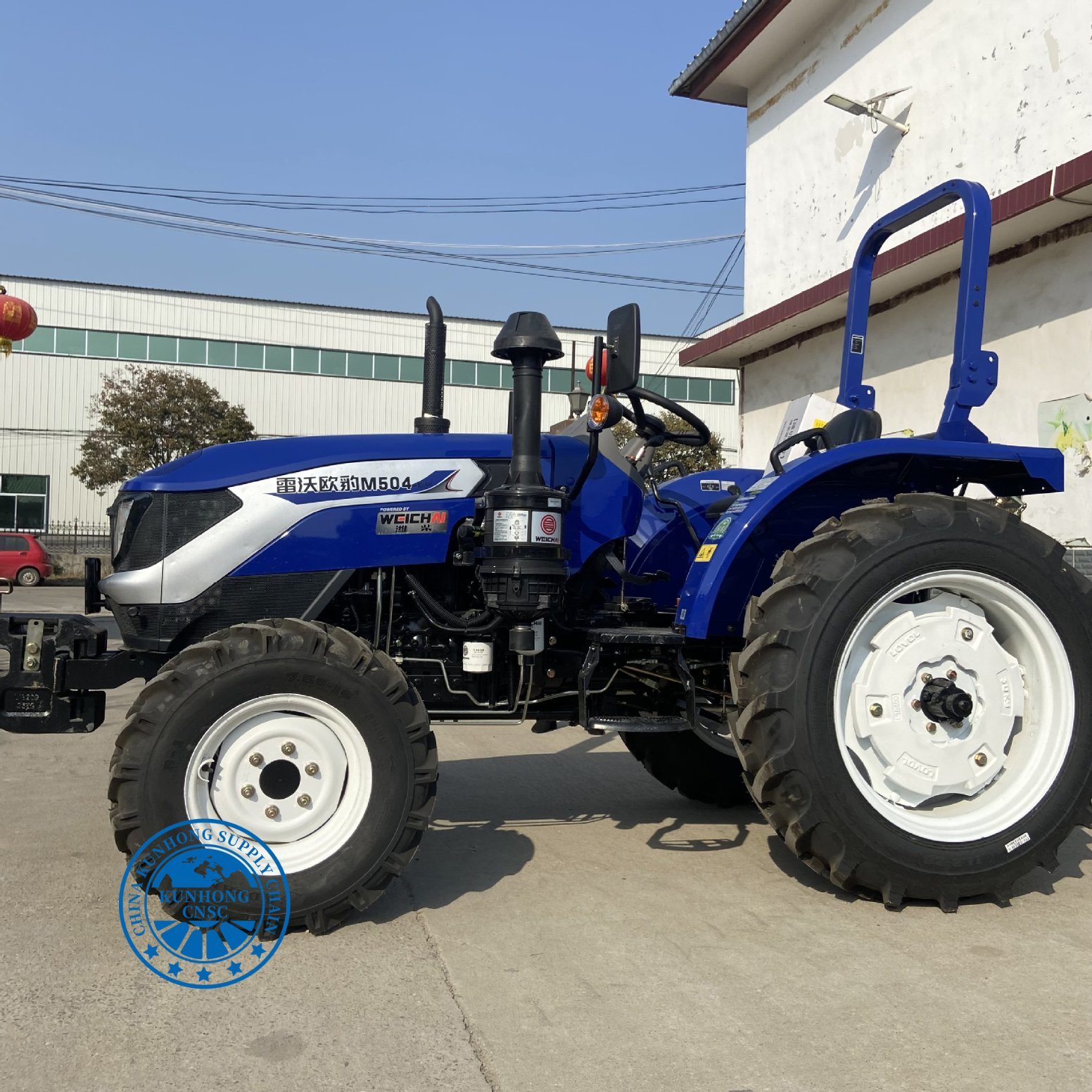 Engine Big Chassis Compact Four Wheel Tractor Mini Garden Tractor