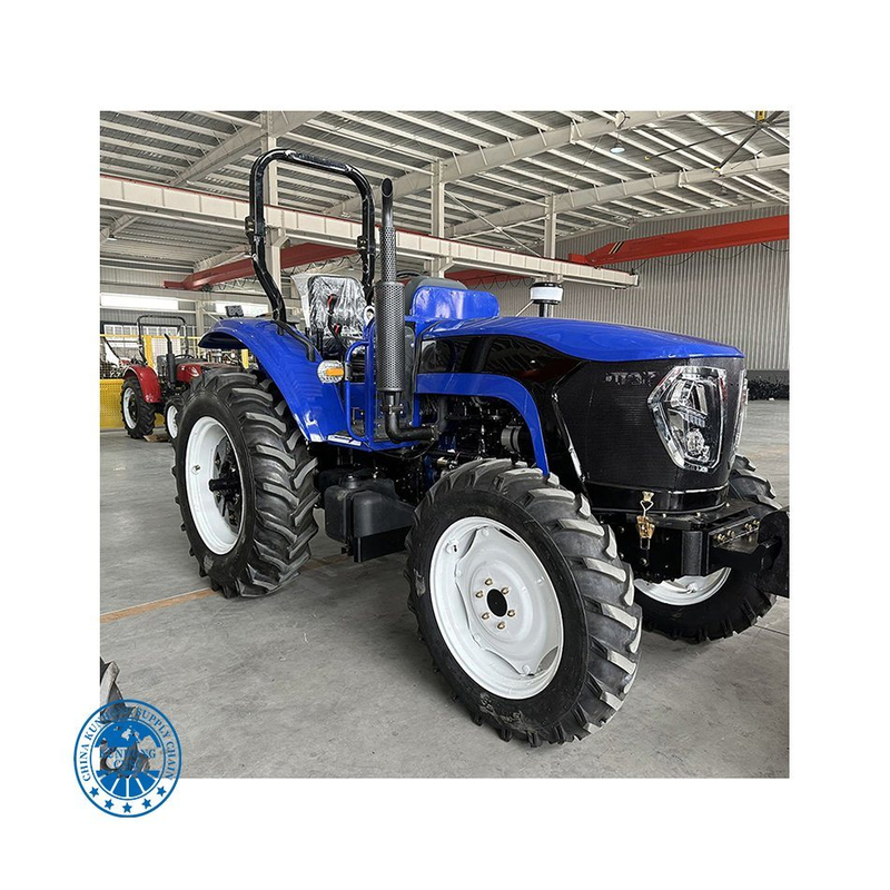 New 90HP 4WD Farm Wheeled Tractor Agricultural Tractor