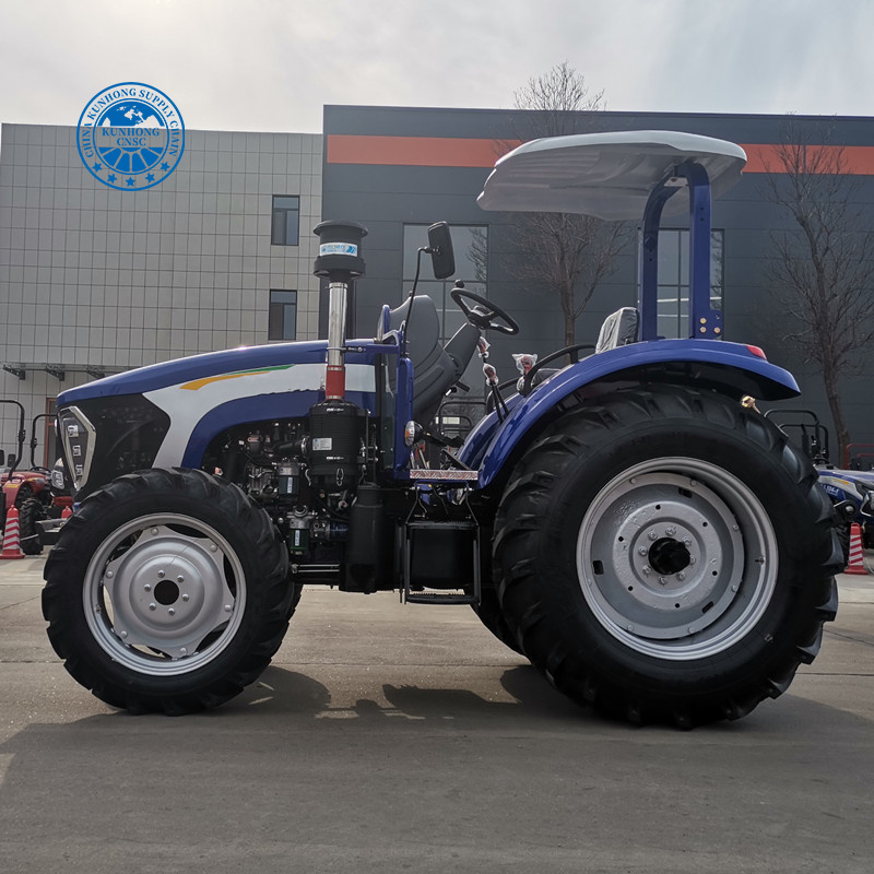 High Horsepower 4WD 70 Horsepower Farmland Tractor Second-Hand Used