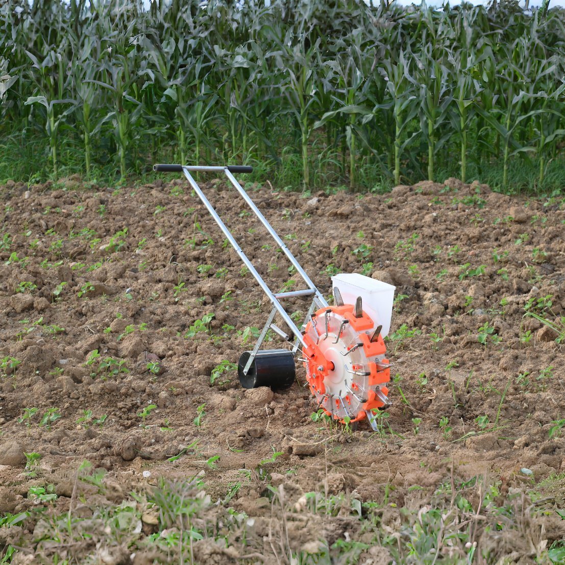 Hand-Pushed Corn Planter, Peanut and Soybean Seeder