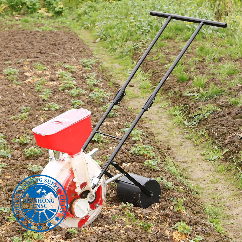 2, 4, 6, 8 Rows Hand Push Vegetable Seeder/Tomato Seed Planting Machine/Onion Seed Planter Machine