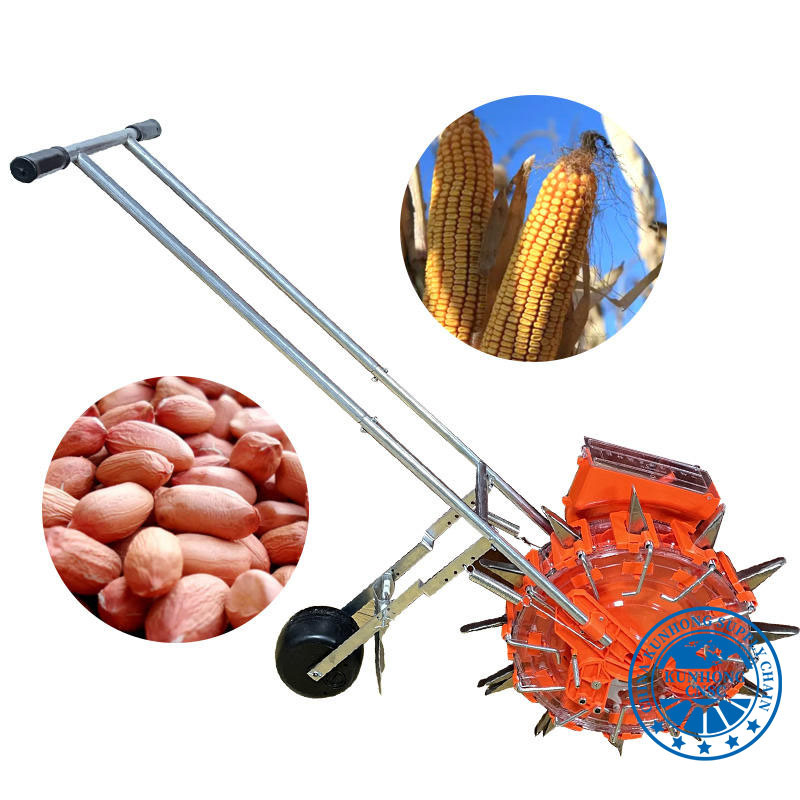 Mini Manual Potato Drill Rice Hand Held Planter Machine Seeder