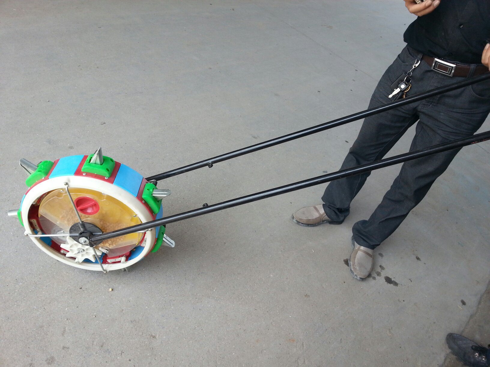 Rice Transplanter with Cotton Machine Hand Push Seeder