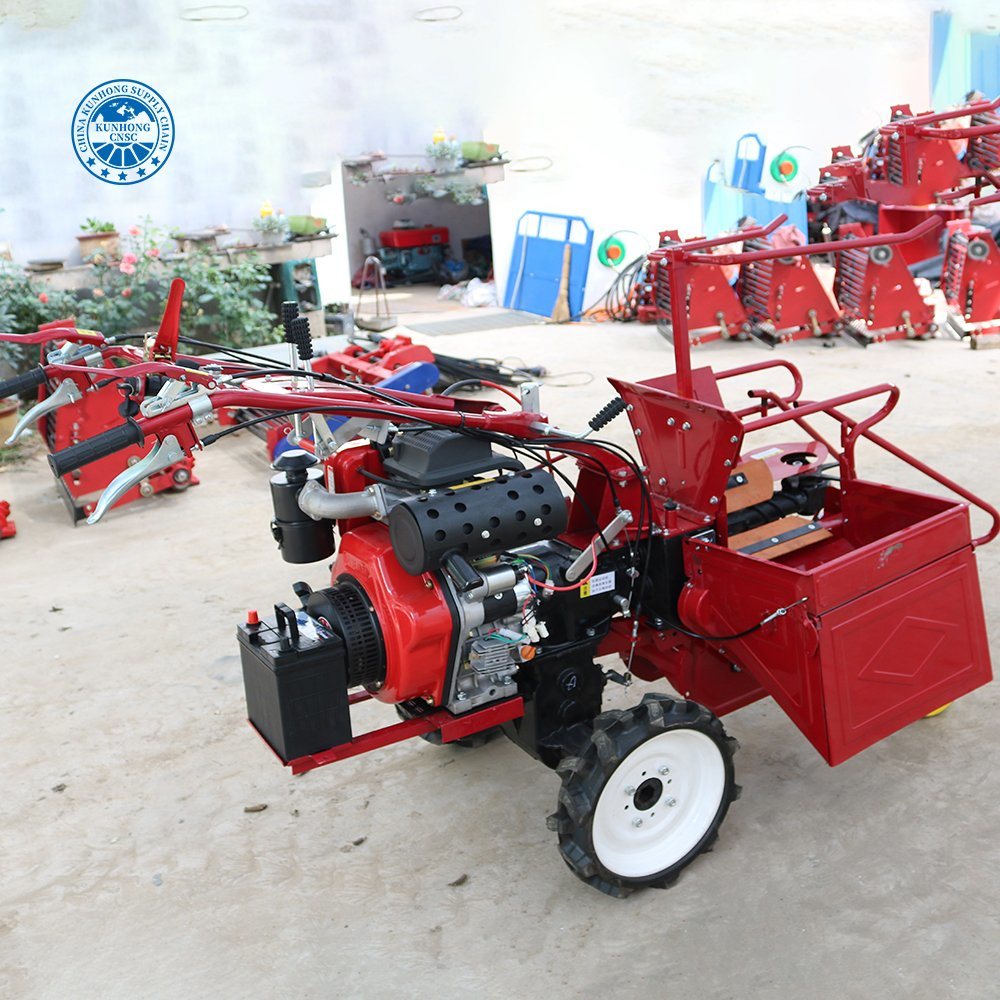 High Efficiency Low Damage Rate Petrol Diesel Engine Mini Corn Harvester