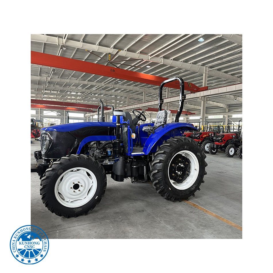 China Agricultural Machine Equipment 4 Cylinder Engine Compact Tractor 35HP 4WD Tractors