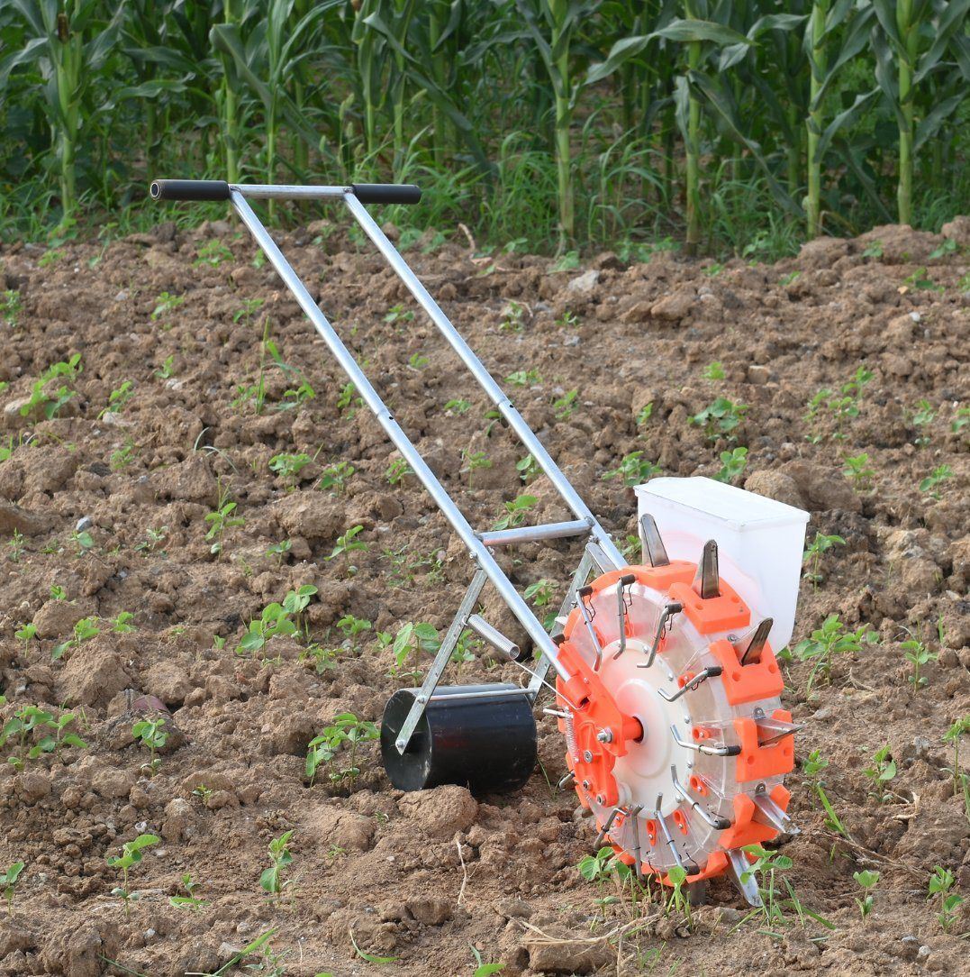 2 Row Corn Planter with Fertilizer Corn and Seeder Walking Tractor Maize