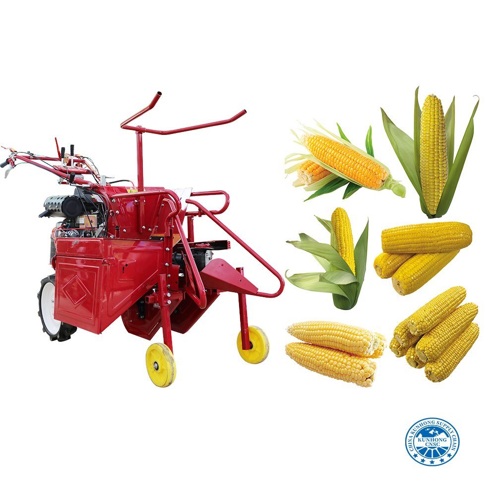 Corn Harvester with Gasoline Engine 8kw Maize Harvester