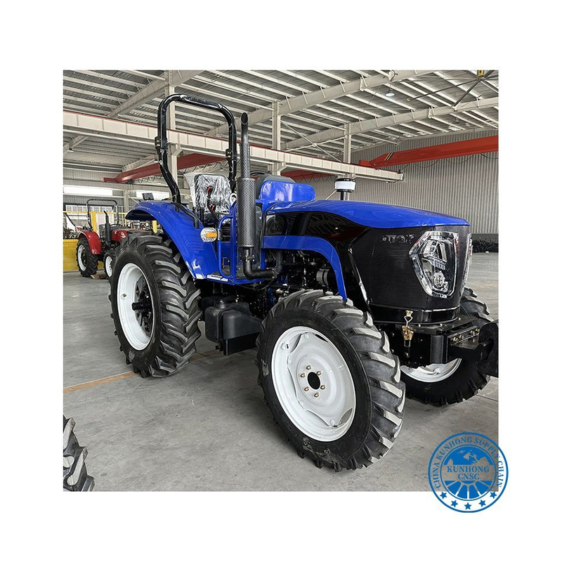 Agriculture Machinery Wheeled Tractor Small Agricultural Mini Tractor Trailer for Sale