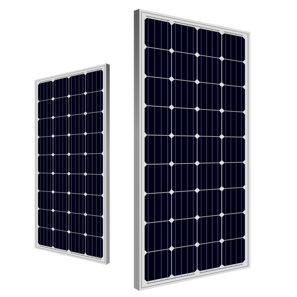 High Efficiency Single Crystal Solar Energy Module Flexible Black Panel Mounting Bracket All Series