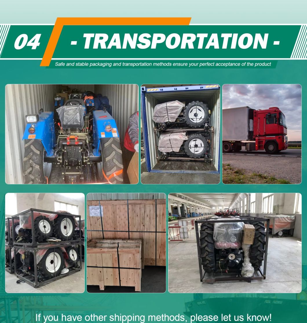 Crawler Tractor Agricultural Mini Tractor Trailer for Sale