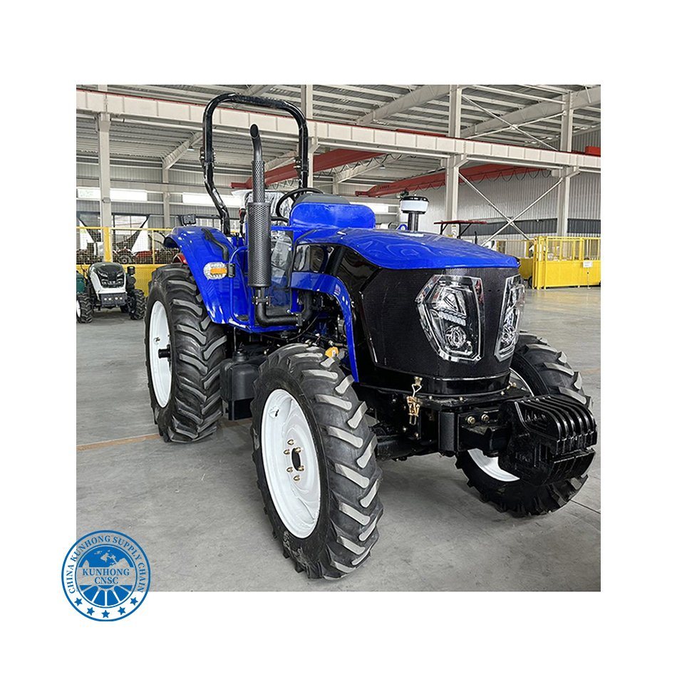 New 90HP 4WD Farm Wheeled Tractor Agricultural Tractor