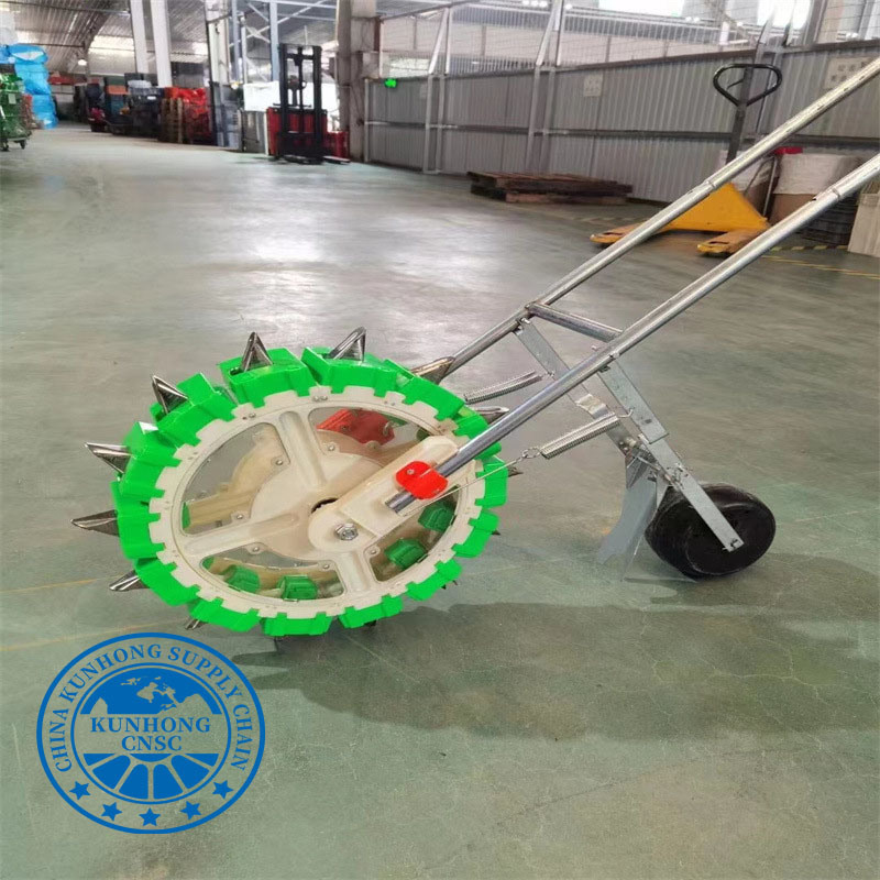 Manual Corn Bean Peanut Planter Grass Machine Push Seeder