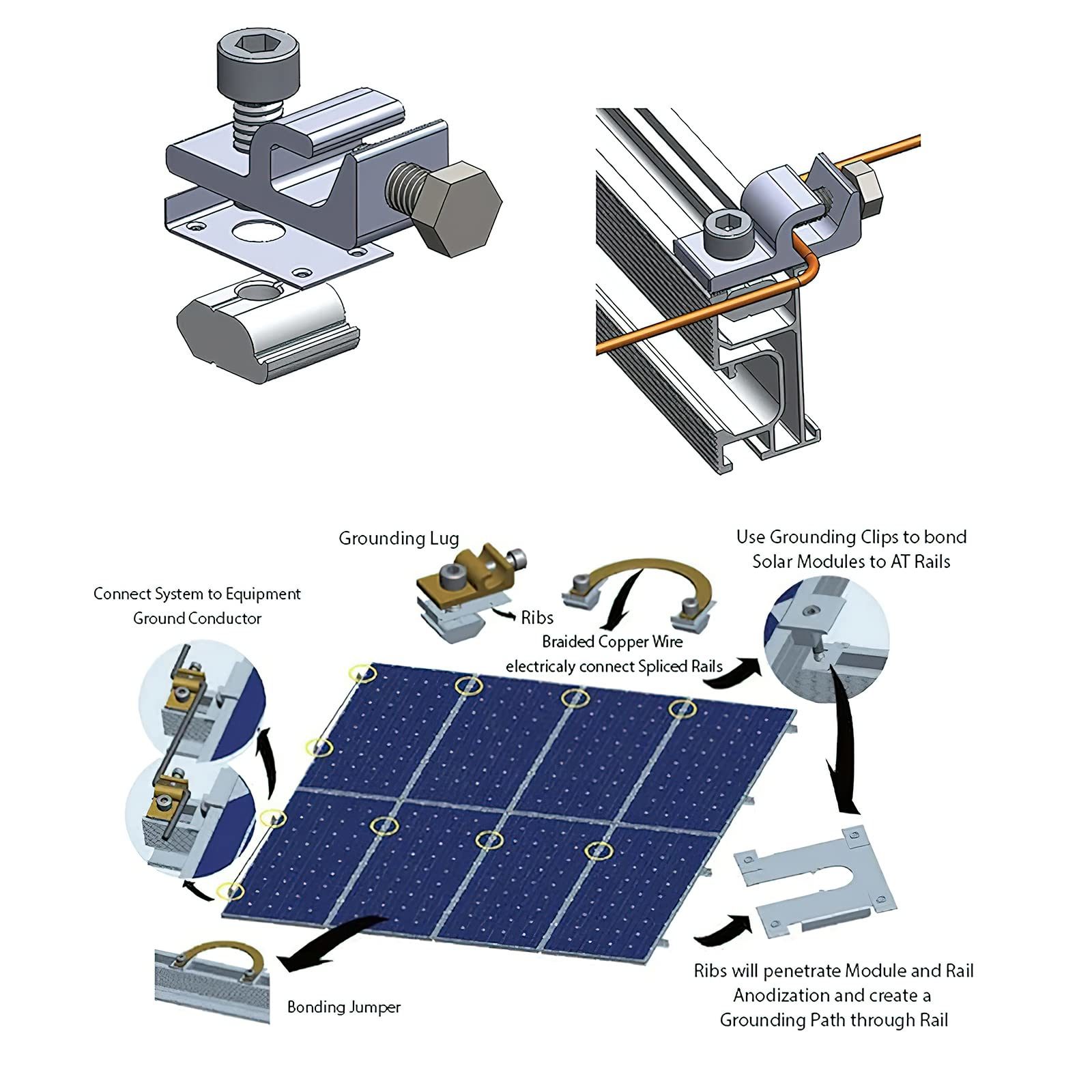 Mounting System Real Leg 10-15 Deg 15-30 Deg 30-60 Deg Angle Adjustable Solar Mounting Bracket