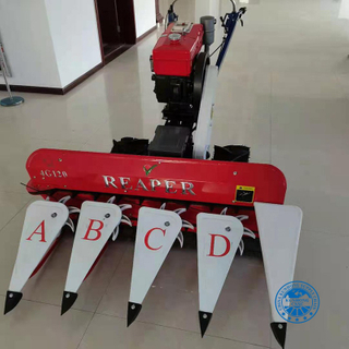 Farm Machinery Rice and Wheat Cutting Drying Binding Sesame Crop Harvester