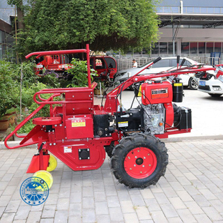 Household Single-Row Corn Harvester Directly Connected Multi-Functional Straw Crushing